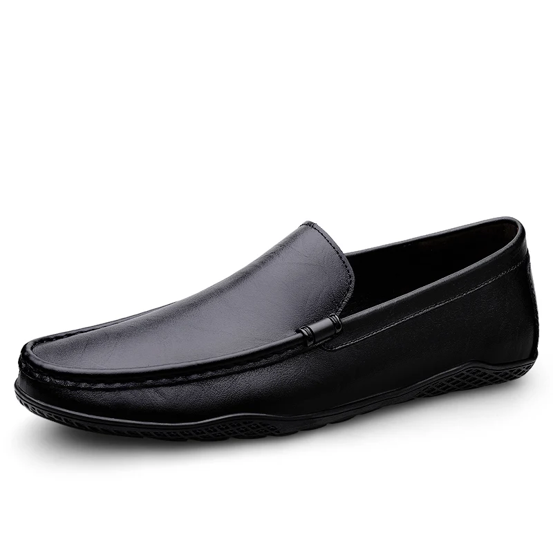 

Men Leather Casual shoes Comfortable fashion casual male shoes Anti Slippery Flats Shoes Casual Driving Shoe