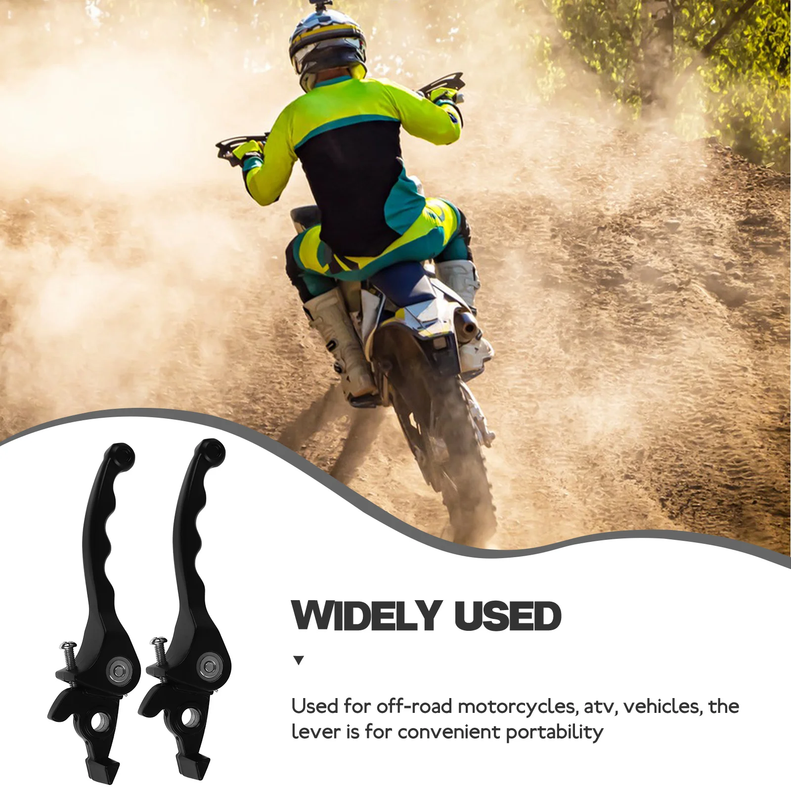 

1 set Universal Motorcycle Brake Clutch Lever Handle Steel ATV Dirt Bike Enhanced Precision Easy Install Sleek Design