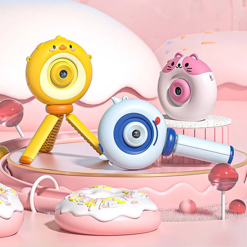 Zabawkowa cyfrowa kamera wideo dla dzieci dziewczynki chłopcy maluch dzieci urodziny prezent na boże narodzenie maluch nastoletnie prezenty na zewnątrz różowy niebieski
