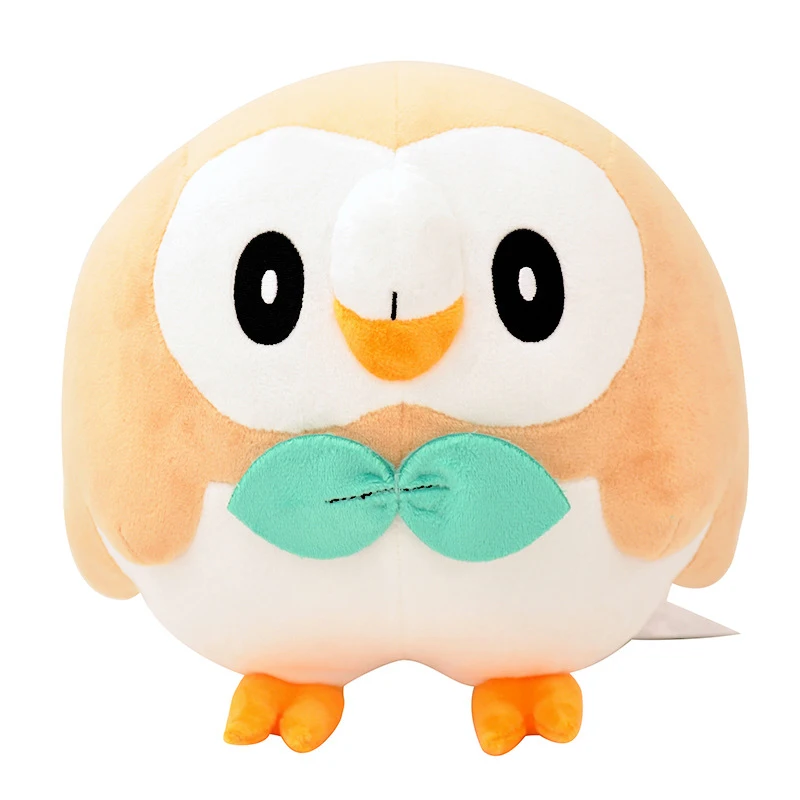 Pokemon Rowlet Plush Charmander Squirtle Pikachu Plush Bulbasaur Rowlet Stuffed Animal Toy Peluche Pokemon Plush Doll Kid Gift