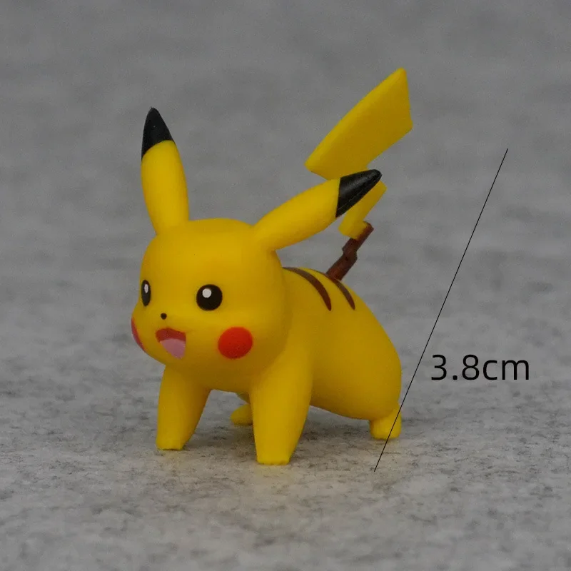 41pcs 4-6cm Pokemon Figures Toy Bulk Anime Mini Doll Pikachu Figurine Small Pocket Monster Tabletop Decoration Birthday Gift Toy