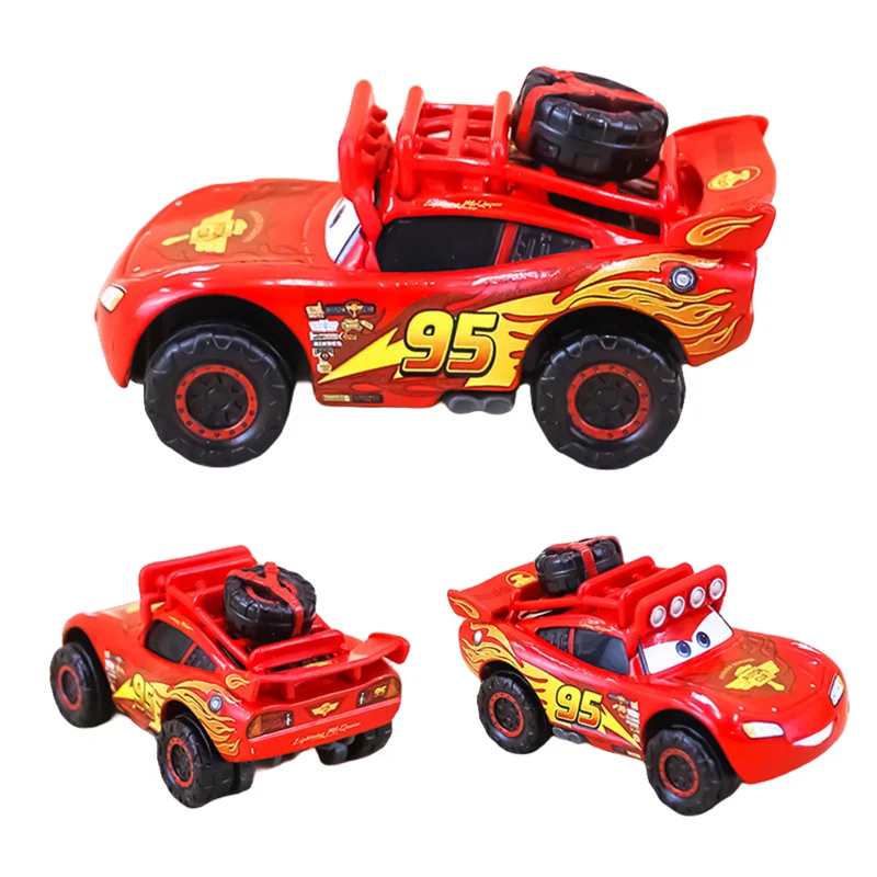 Disney Pixar Cars 2/3 Lightning McQueen Piston Cup Frank Carking Mater 1:55 die-cast Meta Alloy Model Car For Kid Xmas Gift