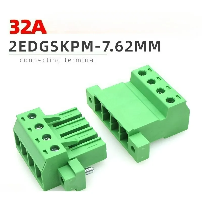 

2 пары, 32 А, сильноточный JM2EDGSKPM7.62 мм, с ушной заглушкой без пайки, EDGSKRP, мужской и женский стыковый рукав EDGSKM