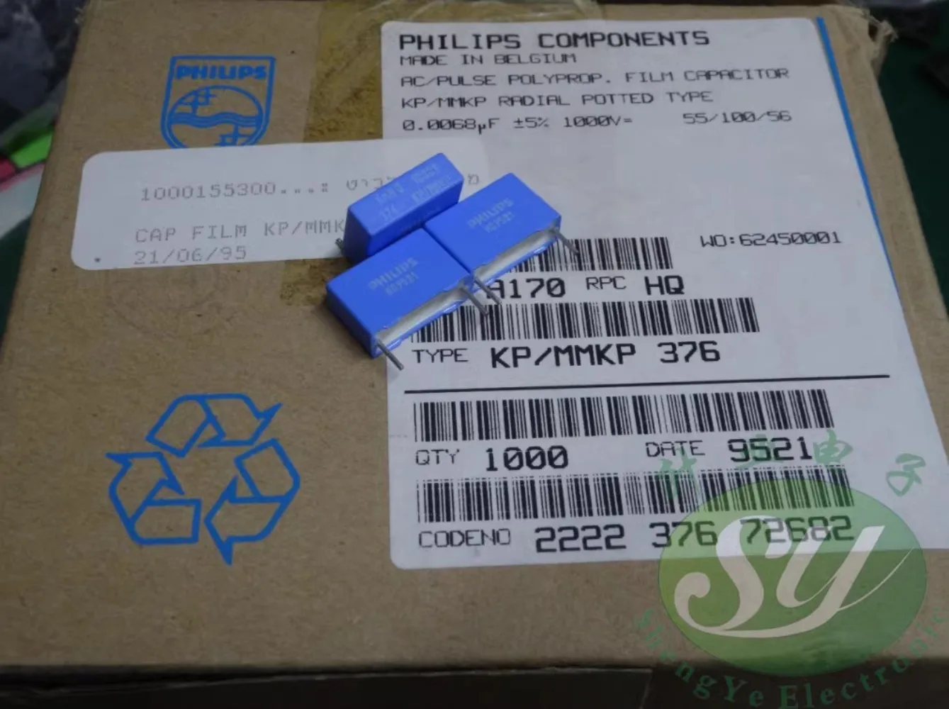 

10PCS MKP 0.0068uf/1000v 6.8nf 6800pf 6n8 682 New 15MM film capacitor