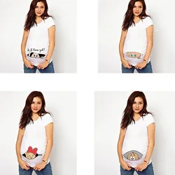 It's A Girl Maternity Plus Size Tees Tops Summer Pregnant Maternity T-Shirt Short Sleeve Casual Pregnancy Clothes Funny Clothing