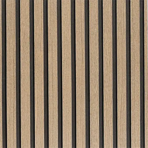 Wood Slat Wallpaper Peel and Stick - 17.5'' x 500'' Self Adhesive Contact Paper for Walls, DIY Wood Panel Decor (Brown)