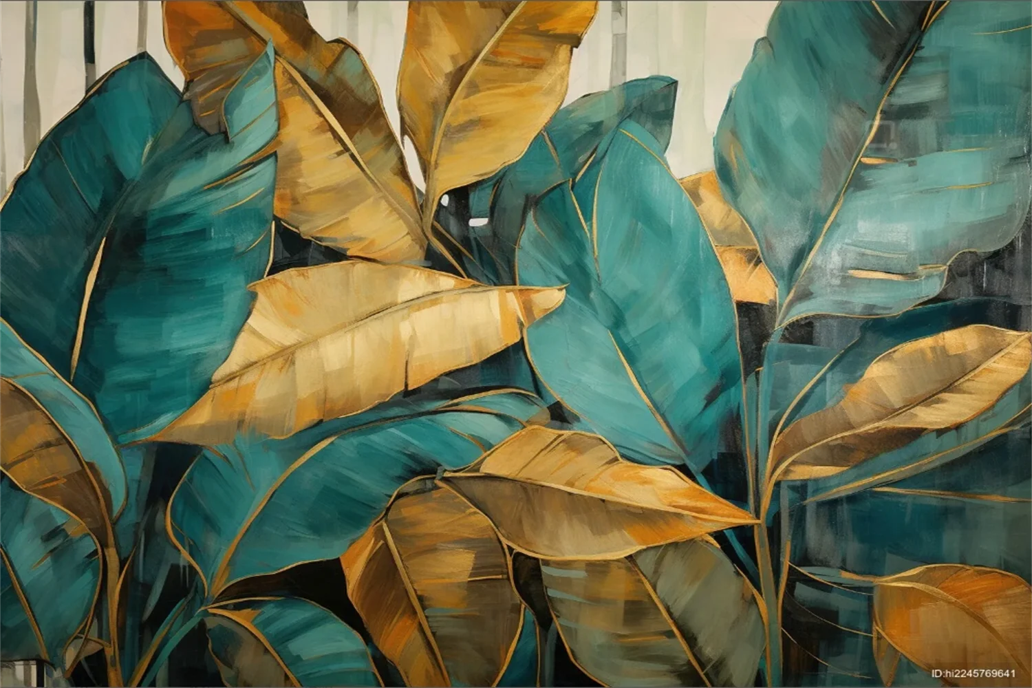 Customized Wallpaper photo Southeast Asian Tropical Rainforest Jungle Animals Mural Home Decoration Banana Leaves 3d wallpaper