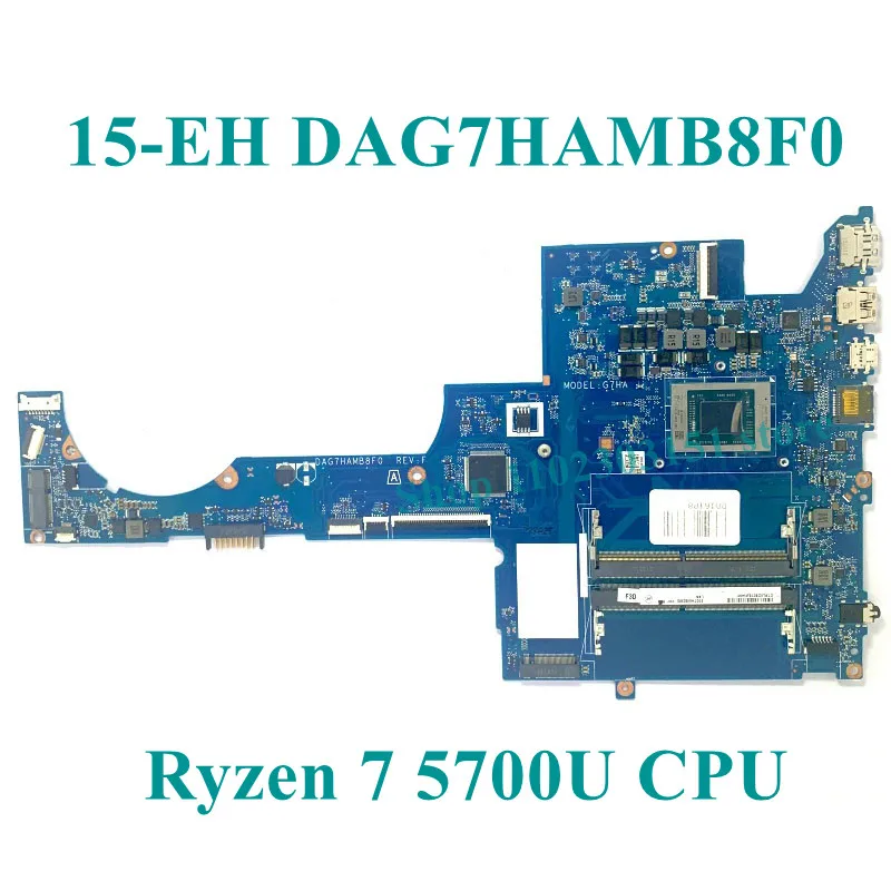

For HP 15-EH Laptop Motherboard M08867-001 M08867-601 With R5 4500U/R7 4700U/R7 5700U CPU Mainboard DAG7HAMB8F0 100% Tested Good