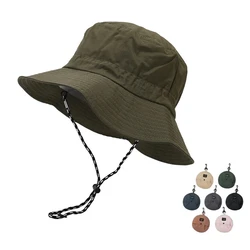 Szybkoschnące czapki rybackie Kobiety Mężczyźni Outdoor Sun Anti-UV Protection Panama Hats Wodoodporne Camping Składane kapelusze przeciwsłoneczne Bob Bucket