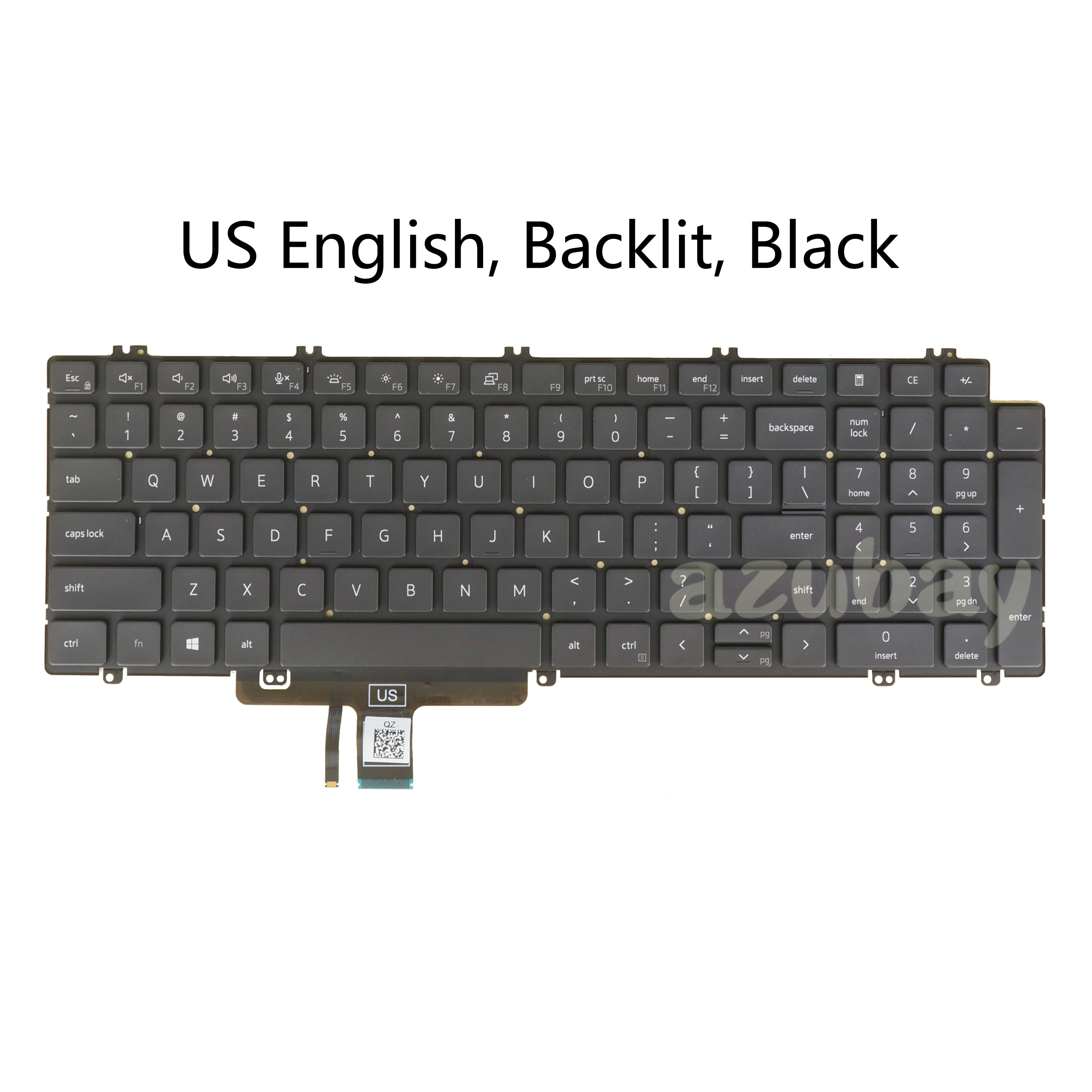 Verlicht Laptop Toetsenbord Voor Dell Latitude 3540 5520 5521 5530 5531 5540 Ons Verenigd Koninkrijk Franse Azerty Zwitserse German Qwertz
