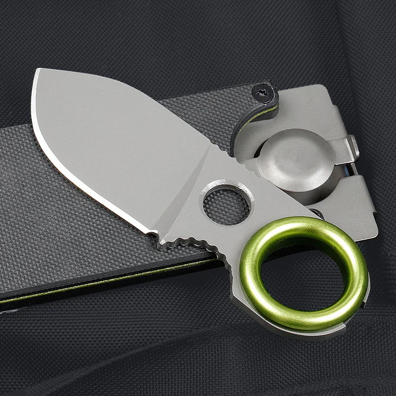 Portable High Quality Pocket Knife Camping Multifunctional Fixed Blade Keychain Multi-purpose Mini Fruit Knife Cutting Tools