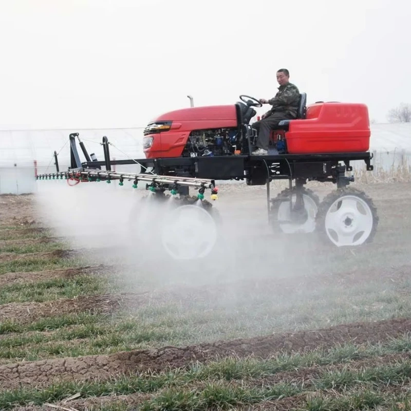 High Clearance Self Propelled Sprayer 4WD Paddy Field Wheel Boom Spraying Machine Reduce Labor Cost Farm Protection Machine