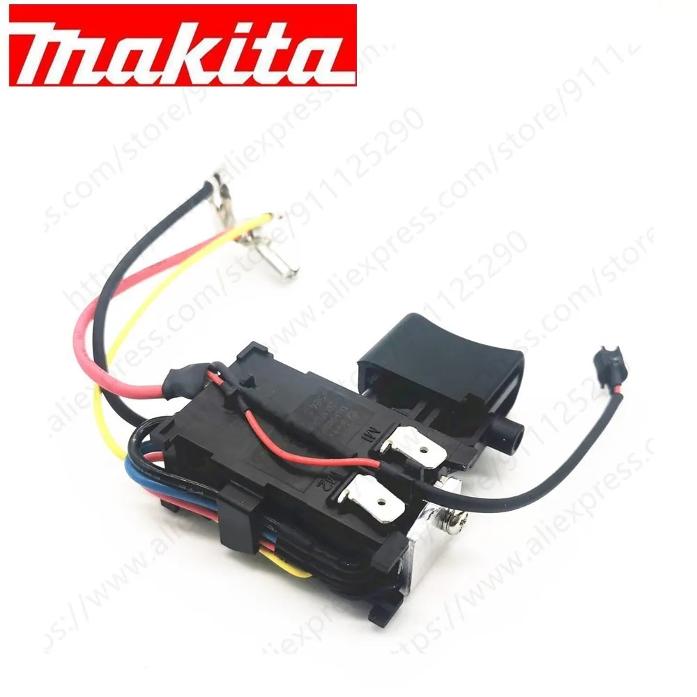 Переключатель для Makita DF031DSAJ DF033D DF033DSAJ DF331DSAJ DF333D DF333DSAJ HP331DSME HP333D HP333DZJ TD110DSME 632J76-5 632F42-8