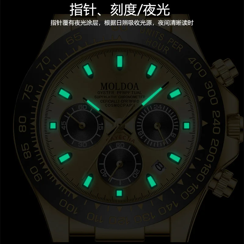 Men's Calendar Waterproof Quartz Watch Classic Business Male Wristwatch For Daily Wear Outdoor Sports Timing Reliable Timepiece