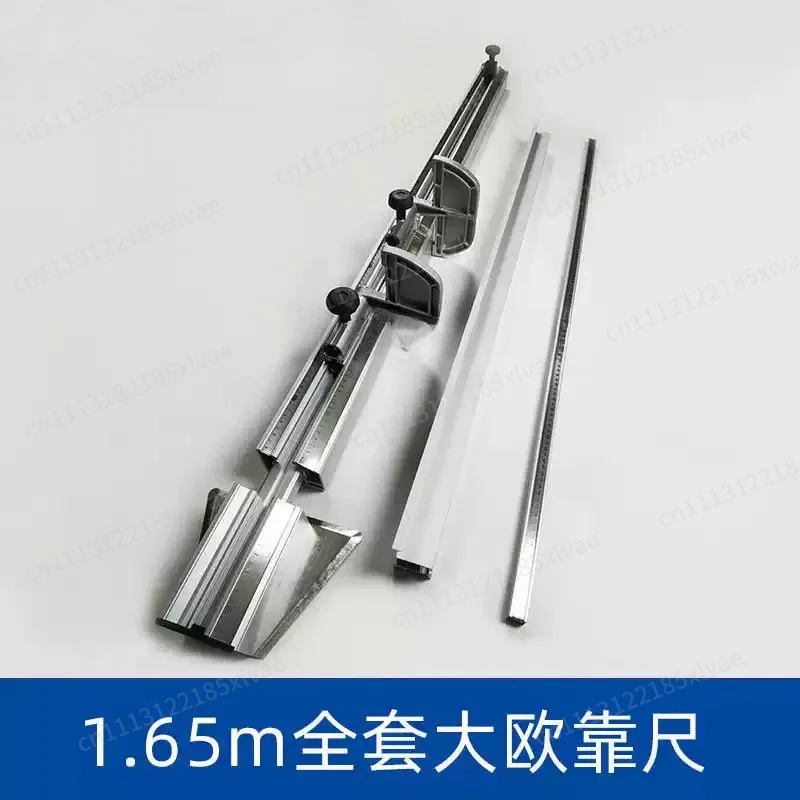 Adjustable Sliding Positioning Fence Precise Stop Plate Spare Part For Wood Panel Cutting Machine