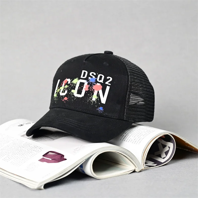 ICON Brand Baseball Cap for Men Women 2024 Summer Black Original Hat Man Breathable Adjustable White Womens Caps casquette homme