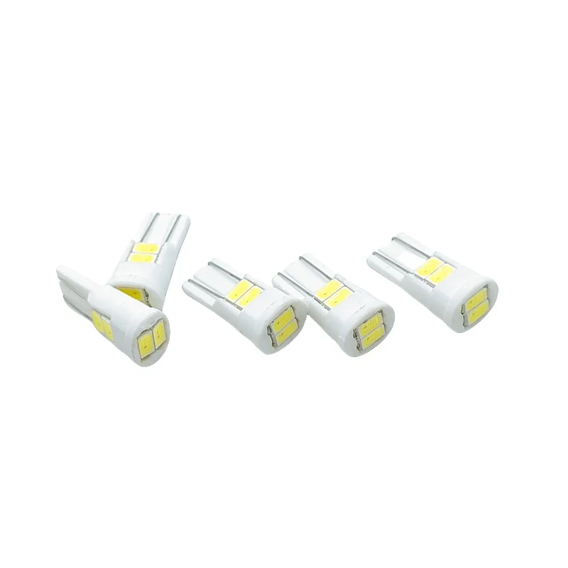 

Hot Selling W5W Ceramic 6 SMD LED T10 Car Accessory 12V 5630 LED Bulb New Condition Tail And Side Marker S