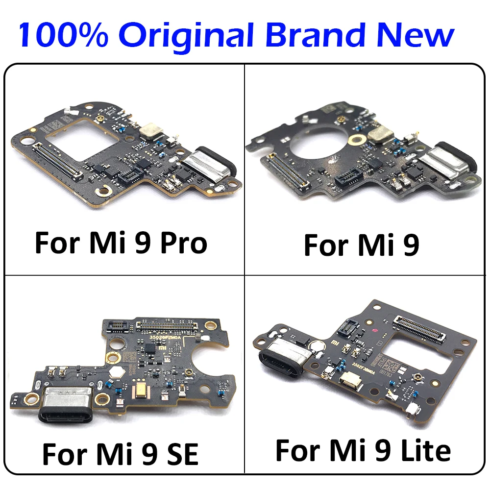 Original New For Xiaomi Mi 9 SE 9SE USB Board Charging Port Board USB Connector Board Flex Cable For Xiaomi Mi 9 Mi9 Pro Lite