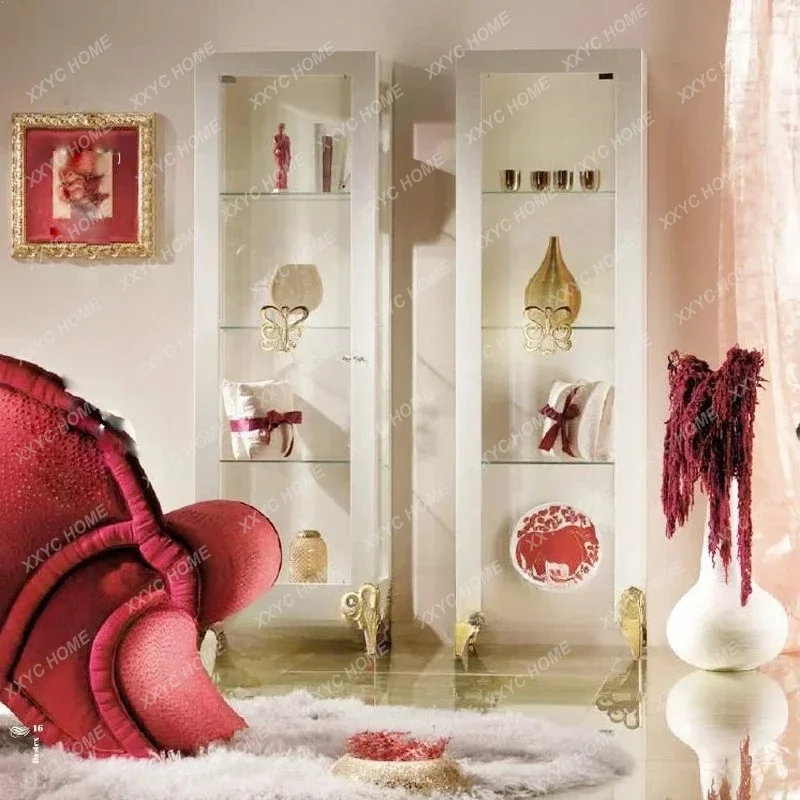 

Шкаф для телевизора из массива дерева, бытовой, шкаф для ног из нержавеющей стали, низкий шкаф для спальни с белой краской