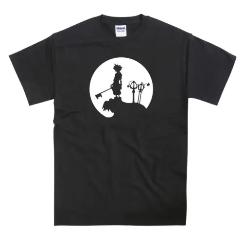 Sora Silhouette Kingdom Heart PS5 Inspired T-Shirt