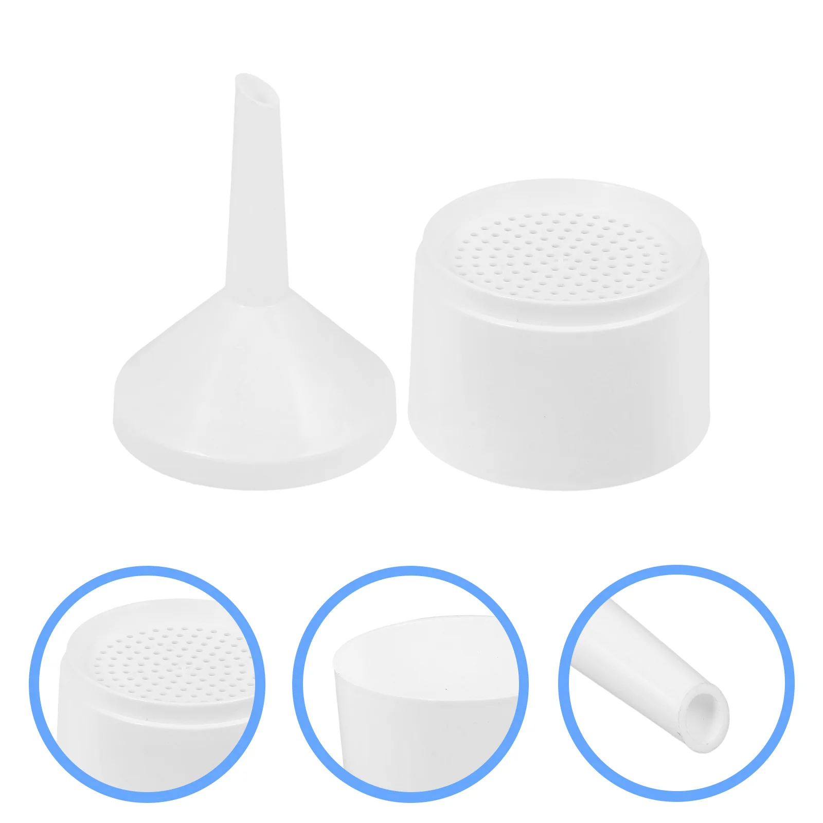 

Plastic Buchner Filter Funnel Easy Clean for Laboratory Kitchen Use Multipurpose Filtration Transfer Funnel Small Funnels