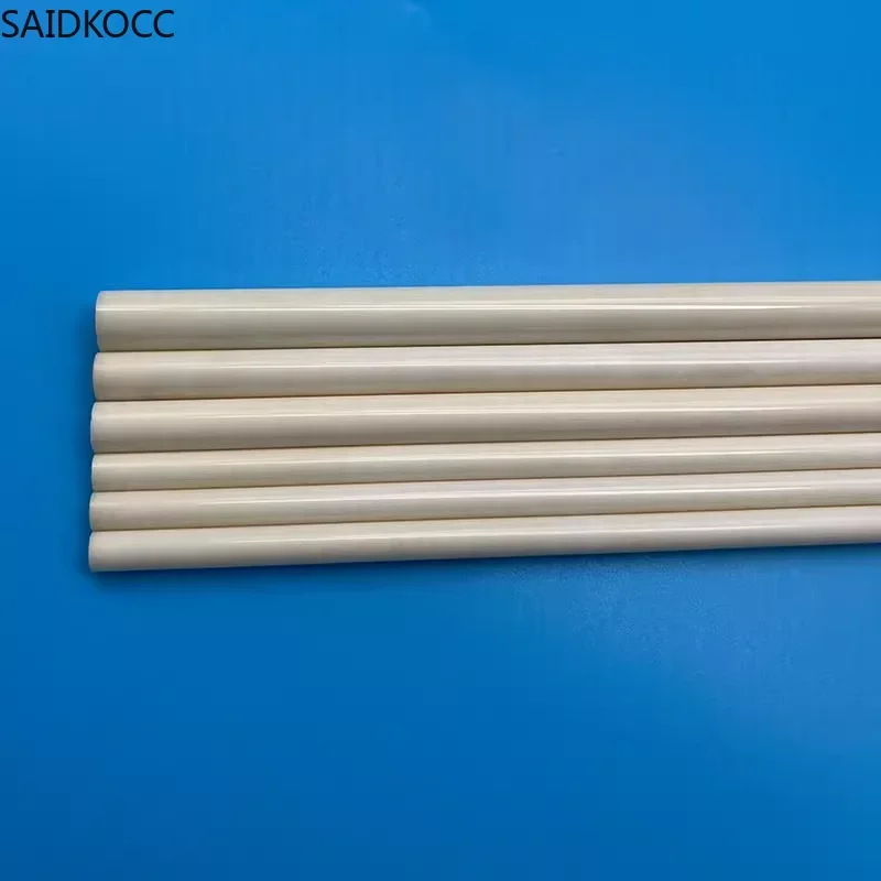 SAIDKOCC Aluminum oxide Mirror/finish Rough grinding Ceramic Rod/Macor bar L100/Ceramic Processing Custom/Ceramic Refractory Rod