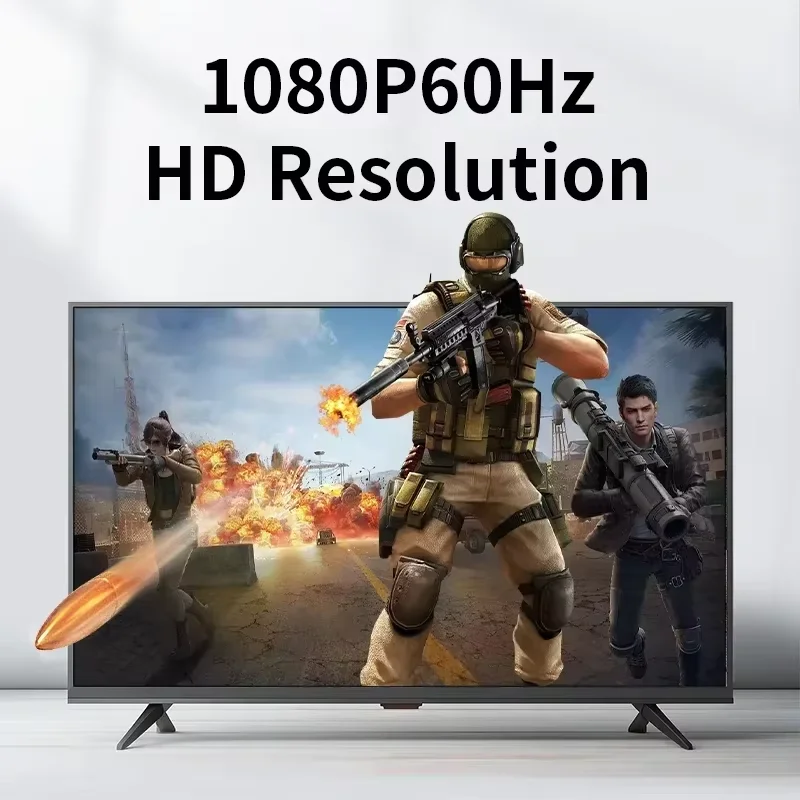 Transmisor de vídeo inalámbrico de 1080p y 50m, receptor de pantalla, extensor HDMI, adaptador de pantalla, Dongle para cine en casa, oficina, PC a TV