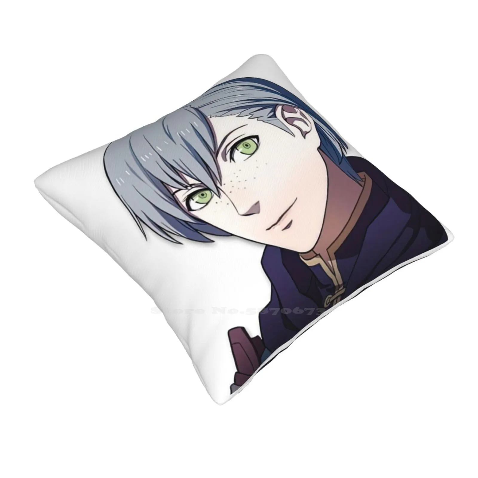 Ashe-Fire Emblem Three Houses Bedroom Office Hug Pillowcase Fire Emblem Three Houses Anime Game Ashe Freckles Boy Blue Lions