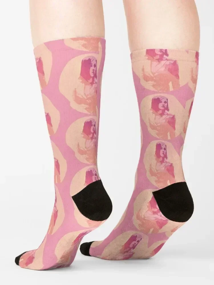 Shiv Roy Pink Pop Art Socks new year funny gifts Stockings man luxury Socks Man Women's