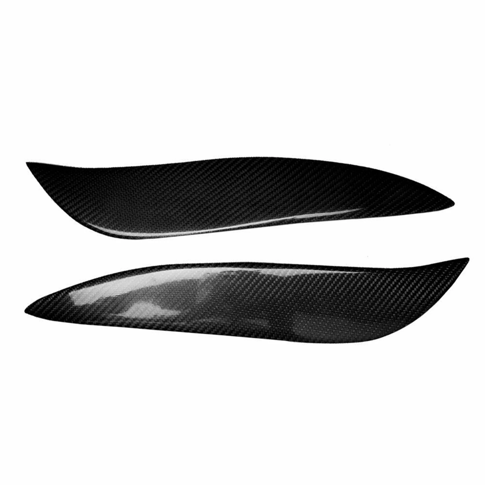 2 Pieces Front Head Light Brow Trim Headlight Eyelid Sticker Headlamp Eyebrow Cover For Toyota Supra 1993-1998