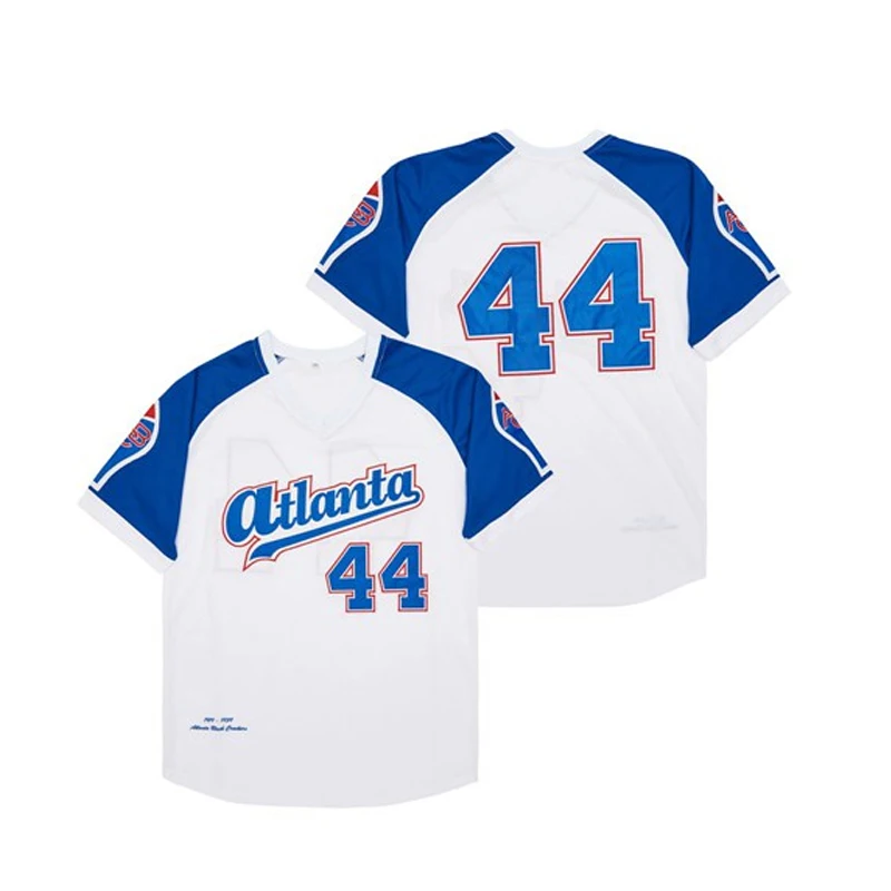 

BG baseball Jersey ATLANTA BLACK CRACKERS PULLOVER 44 jerseys Sewing Embroidery High Quality Sports Outdoor White 2023 New