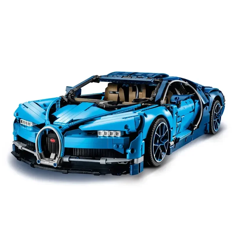 New 3599PCS Bugattied Chirons Super Sport Racing Car Building Blocks Adults Bricks Children Toys Christmas Gifts