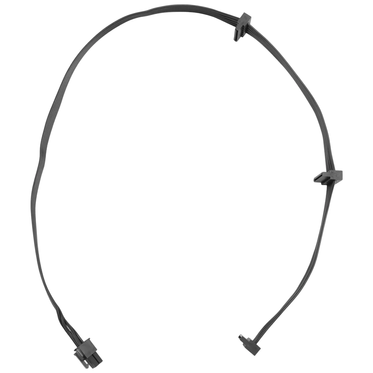 Câble d'alimentation RISE PCIe 6 broches mâle vers 3 SATA pour Seasonic Focus Plus Platinum FOCUS + série 850PX 750PX 650PX 550PX PSU