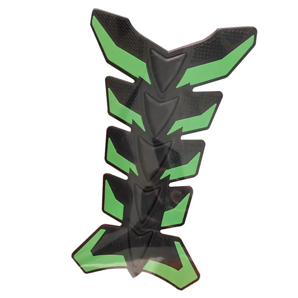 

3D Rubber Fishbone Motorcycle Modified Oil Tank Pad Decal Sticker