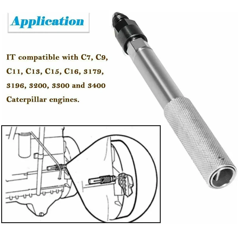 J-42083 Automatic Engine Clockwise and Adapter Pin with For Caterpillar CAT 3200 To 3408, C-7 To C-16 TDC Valve/Injection Timing