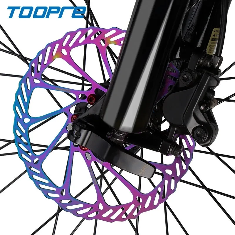 TOOPRE MTB Disc Brake Rotor G3/ HS1 160 180 203mm Colorful Stainless Steel Rotor Disc For Mountain Road Cruiser Bike Brake Parts