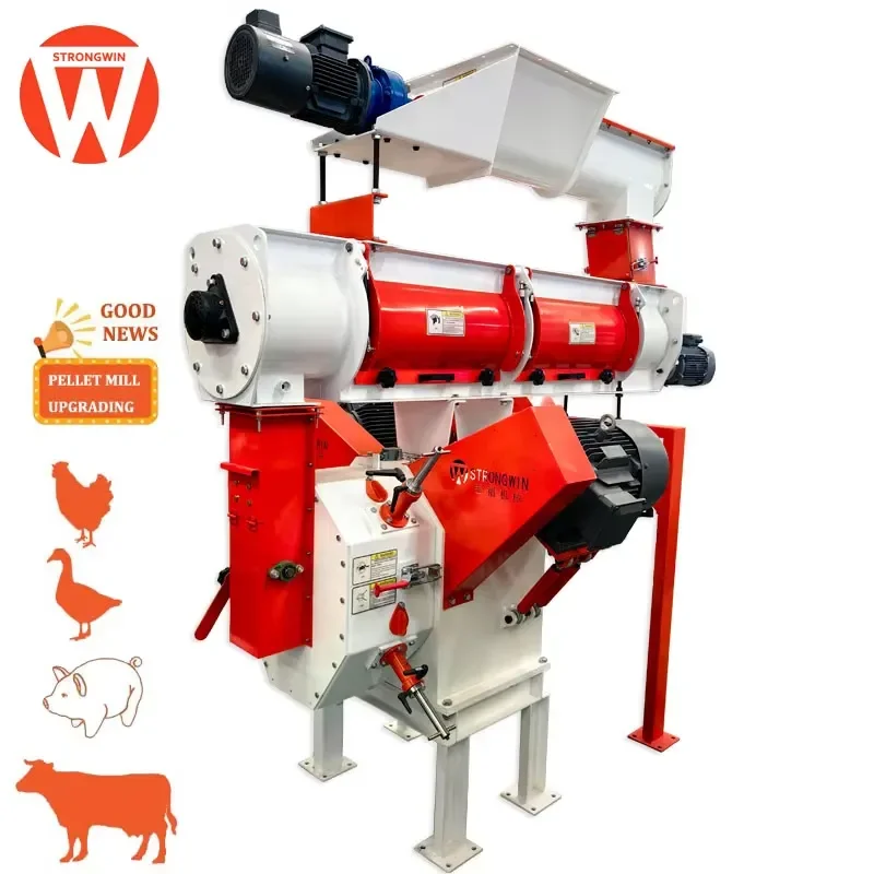 Recycling Machine 2026 New Animal Feed Processing Pellet Mill Machine Efficient In Making Animal Food