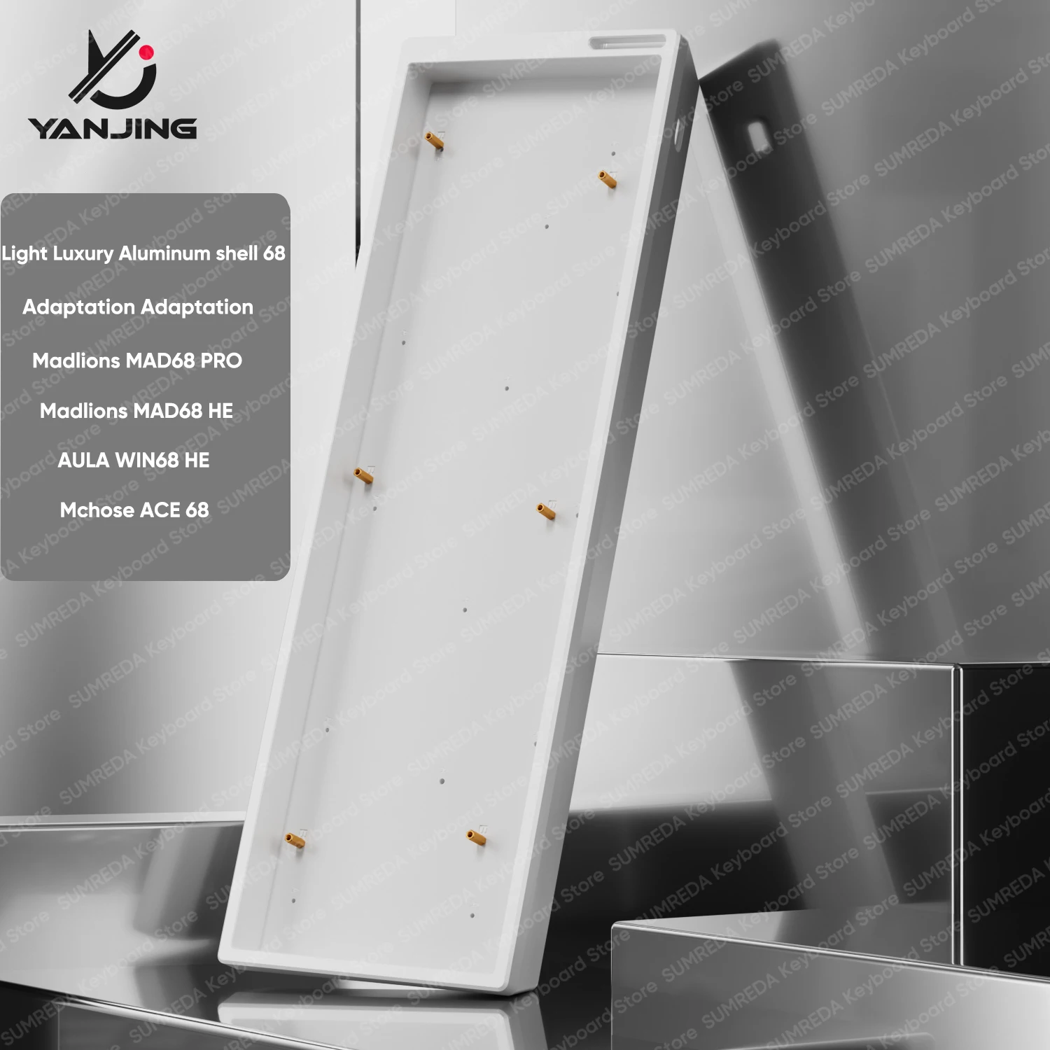 

SU68 Z1 Madlions Mad68 HE Алюминиевый чехол для клавиатуры 68% раскладки клавиш Корпус клавиатуры для игровой клавиатуры Mad68 PRO WIN68 HE ACE68