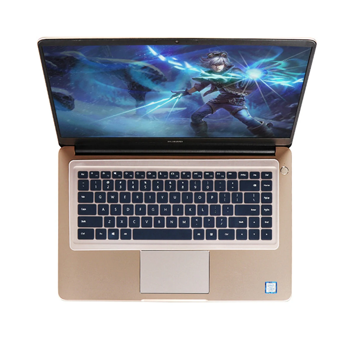 2pcs Universal Transparent Keyboard Cover Skin for 12-17 Inch Laptops and Notebooks,  Ultra-Thin Silicone Waterproof