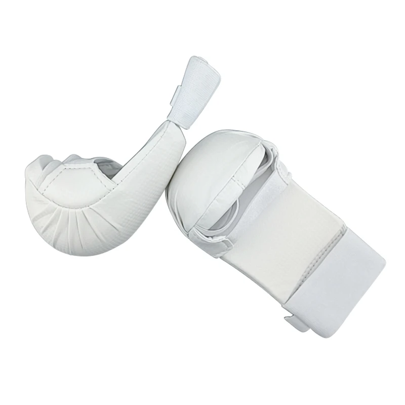 قفازات كاراتيه فوم مصبوب من البولي يوريثيرين ، ألماس أبيض ، تايكوندو ، جديد