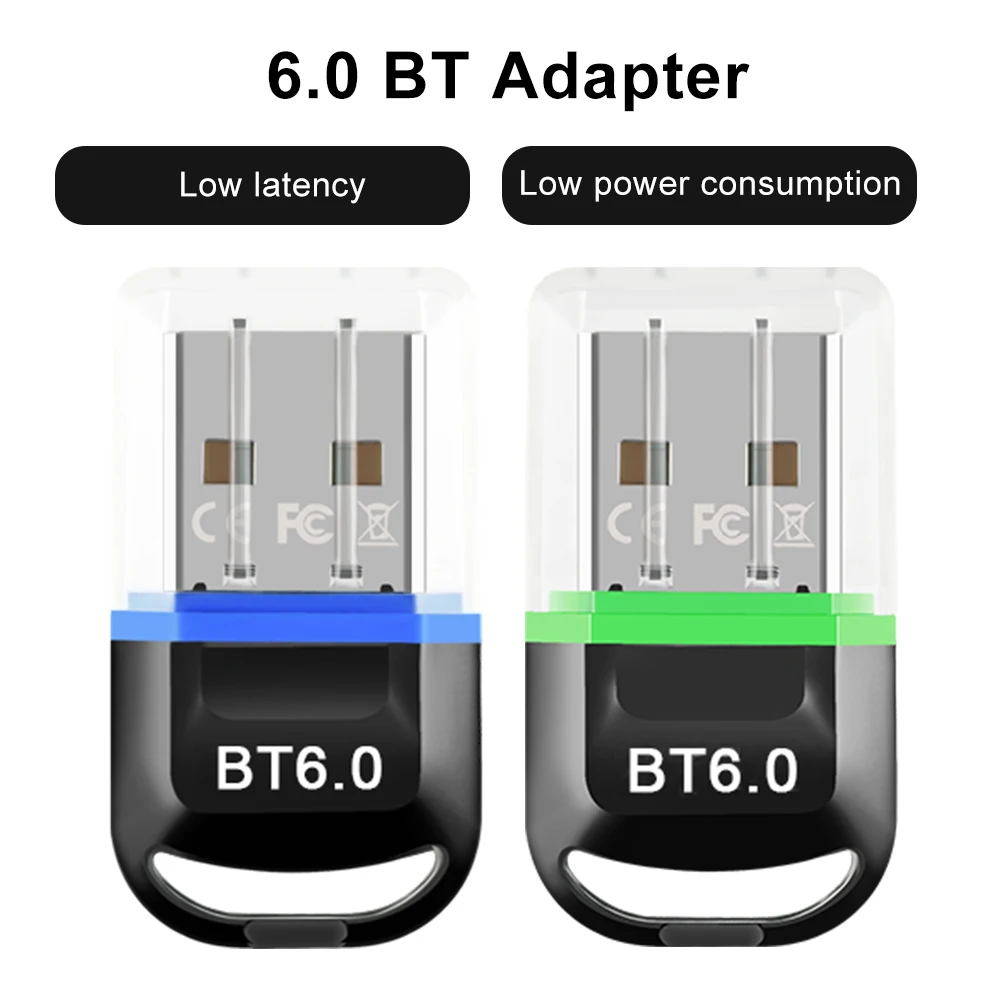 BT6.0 小型レシーバー トランスミッター USB2.0/3.0 音楽オーディオレシーバー 低遅延 ドライバー不要の USB トランスミッター キーボード/マウス用