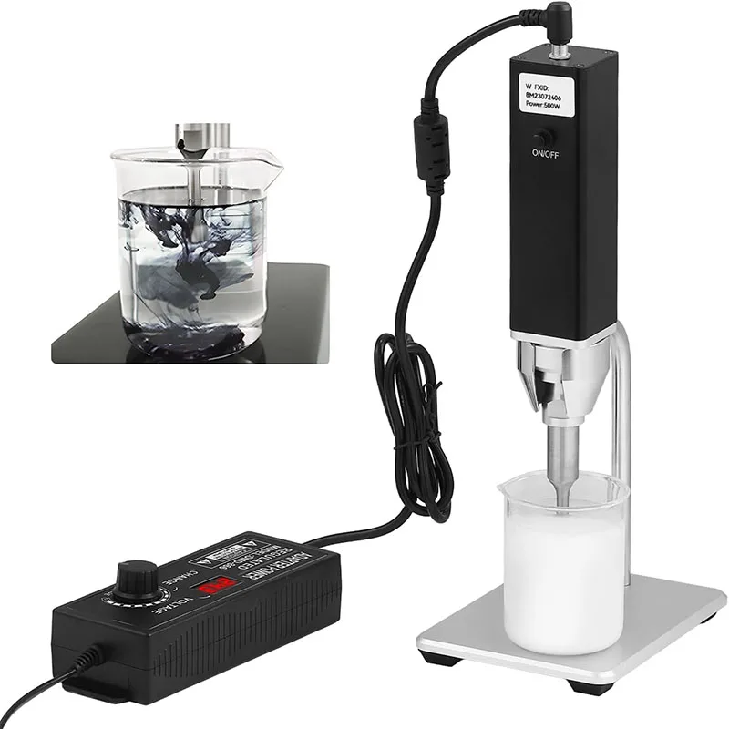 Handheld Portable Ultrasonic Homogenizer Sonicator Lab Emulsifier Mixer 0.1-300ML Cell Disruptor for Laboratory Sample