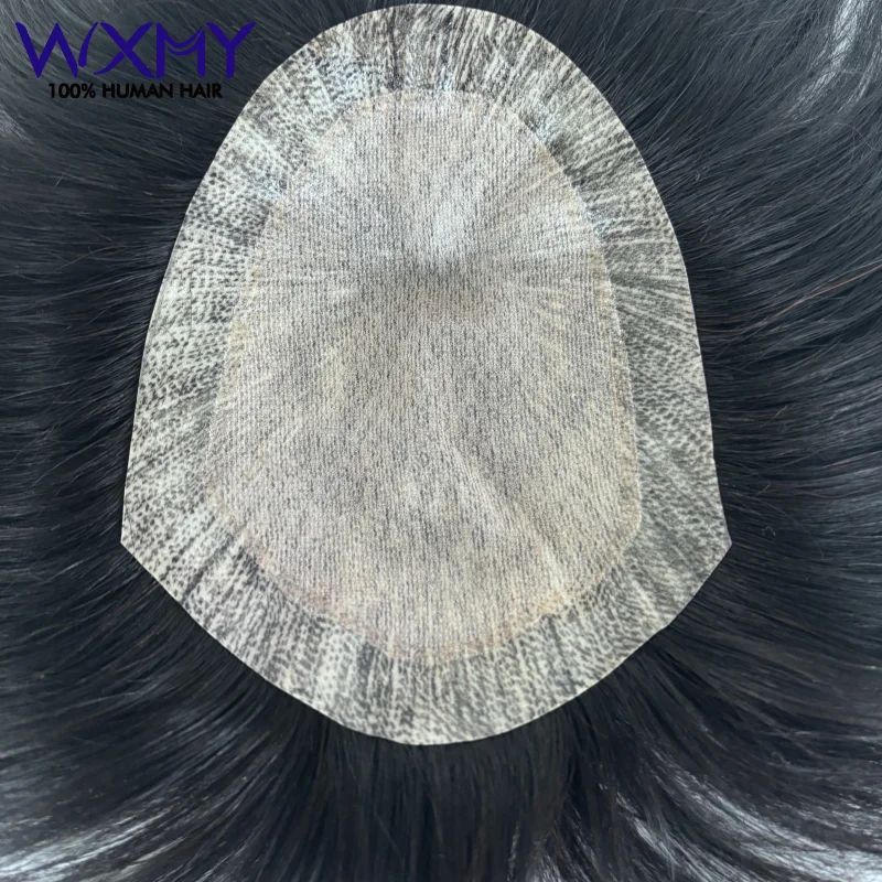 Men's Wig Silk Top Affordable Asia Male Hair Prosthesis 100% Natural Human Hair Wigs For Men Systems Men's Capillary Prothesis