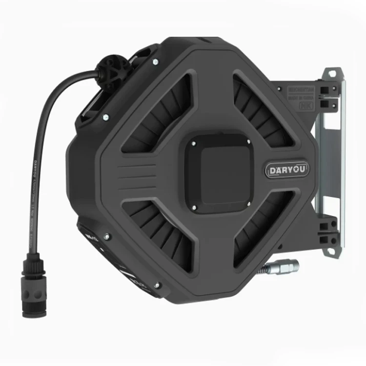 

NK12 Imported Components Wall-Mounted Automatic Retractable Water Hose Reel Durable Used for Car Wash Essential Washing Tool Kit