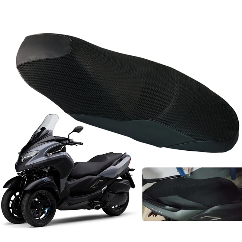 1PC Fabric Saddle Seat Cover Bike Accessories Motorcycle Seat Cushion Cover Fit For Yamaha Tricity 300 155 125 Tricity300