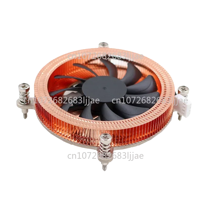 

ultra-thin 1U pure copper heat pipe silent radiator fan All-in-one NAS ITX desktop computer CPU down-pressing