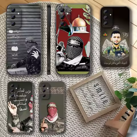 A-Abu O-Obaida Phone Case For Samsung S 25,24,23,22,30,21,10,9,Ultra,Plus,Lite,FE,4,5 G Soft Black Case