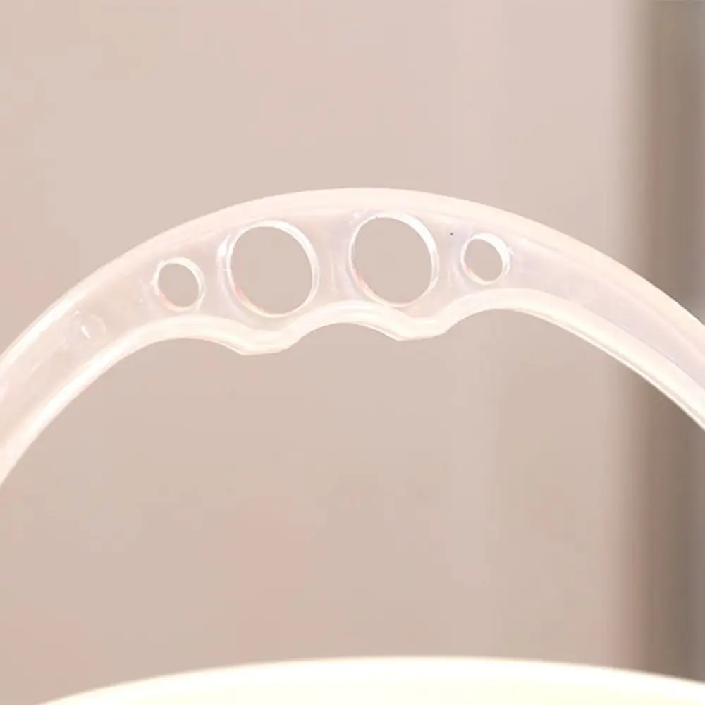 2-teiliges, verdicktes Design, Pinselwascheimer, multifunktional, durchscheinend, Kunstpinsel-Eimer, tragbar, bunt