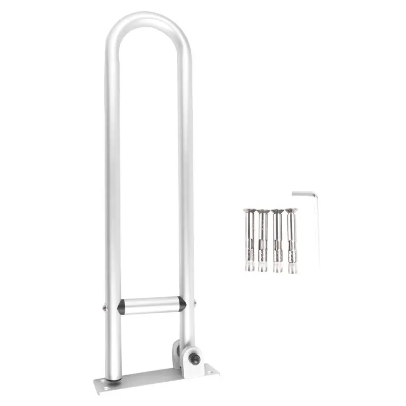 

【AA86】Fold Down Grab Bar-Stainless Steel Flip-Up Handicap Support For Bathroom Shower Safety