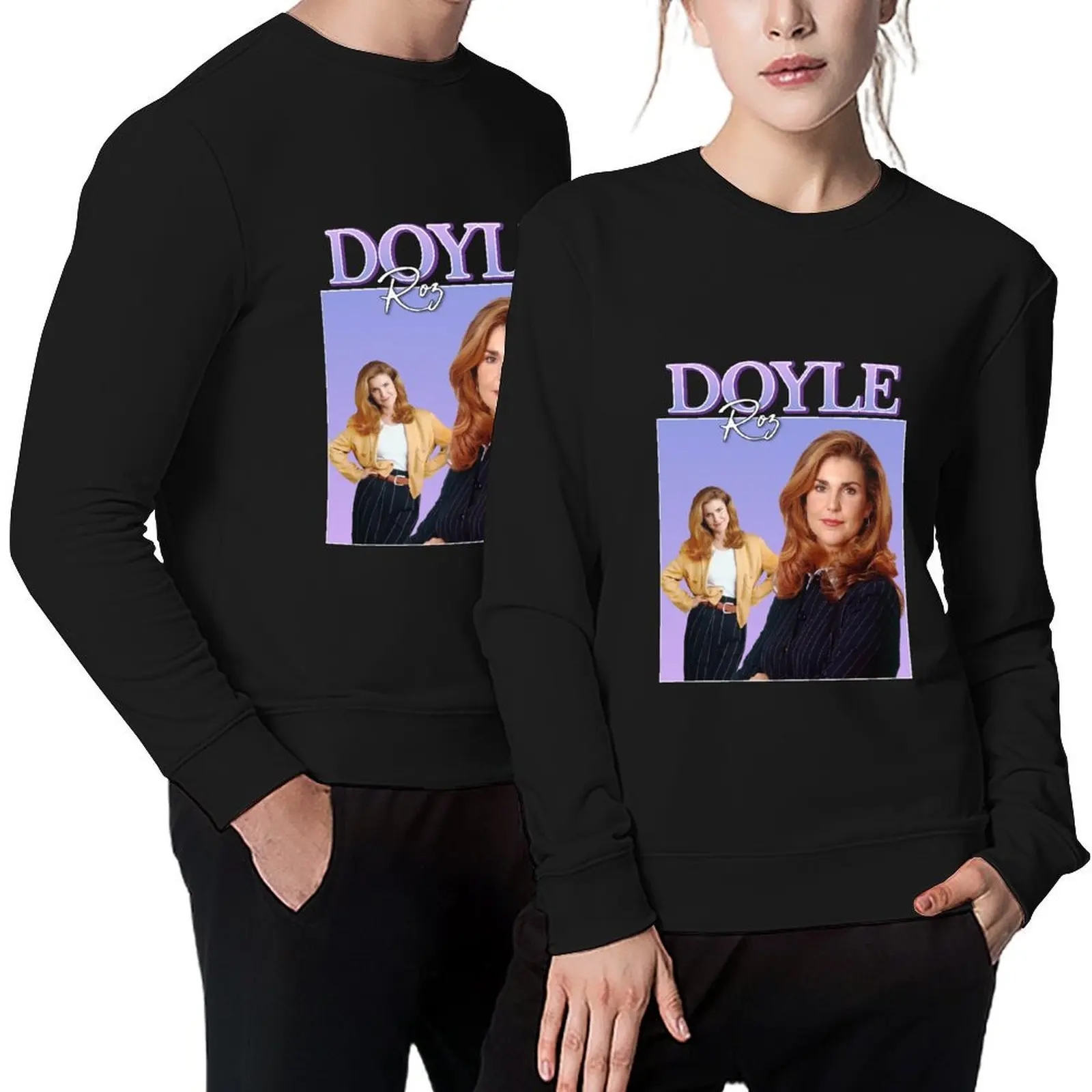 

Roz Doyle Vintage/Retro Design Pullover clothes for men male clothes men's coat sweatshirts for men